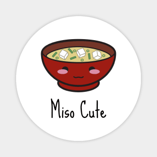 miso cute black Magnet